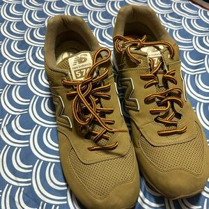 New Balance 574 khaki brown shoes size 13 men’s